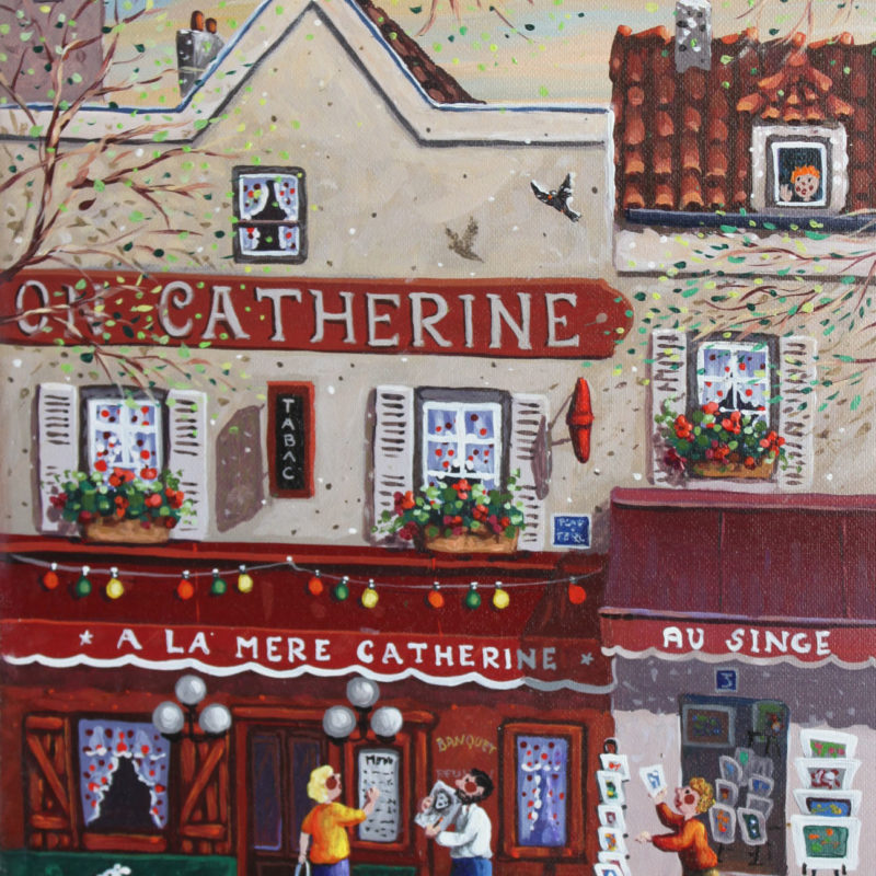 À la mere Catherine | Acrylique | 24x35