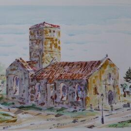 Eglise St Barthelemy (Jour) | Acrylique | 56x32