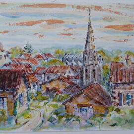 Eglise St Maxime | Acrylique | 24x20